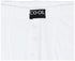 Cool plain elastic waist embroidered logo under pants for men - white- 82 x 85 in