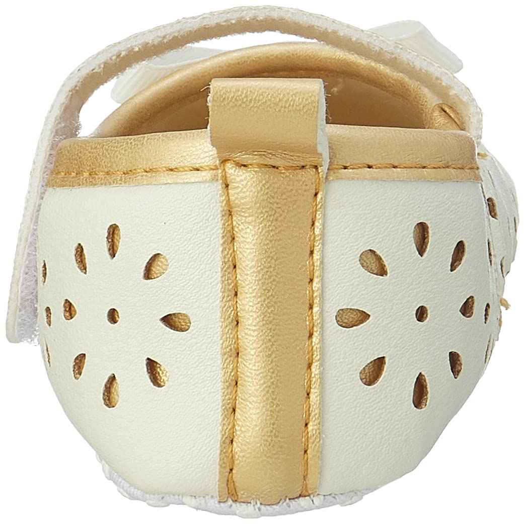 Mix & Max Two-Tone Faux Leather Velcro-Strap Bow-Detail Shoes for Girls