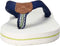White Rubber Flip Flop Slipper For Kids With Colorful Fabric Strap - White Size:S - Safqqa Egypt