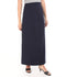 esla_Classic Design Solid Maxi Skirt