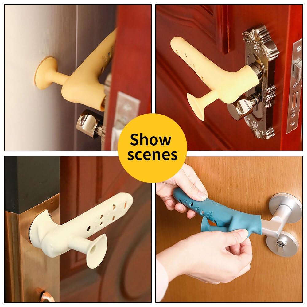 Generic Silicone Door Stopper Anti-Collision, Suction Cup Door Stopper Prevent Door from Colliding with Wall and Paint,