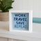 Foreside Home & Garden Work Travel Save Repeat Wooden Piggy Bank