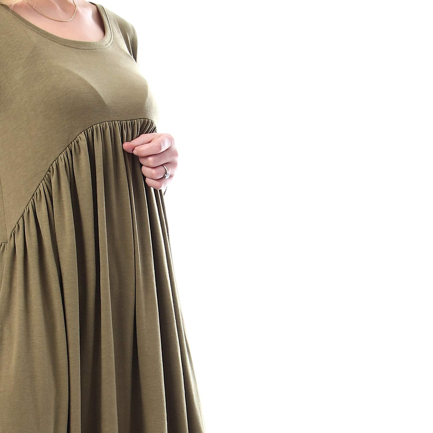 Jamila Women Front Pleated Cotton Dress