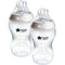Tommee Tippee Closer to Nature Feeding Bottles – 2x 340ml, Anti-Colic, BPA-Free - Safqqa