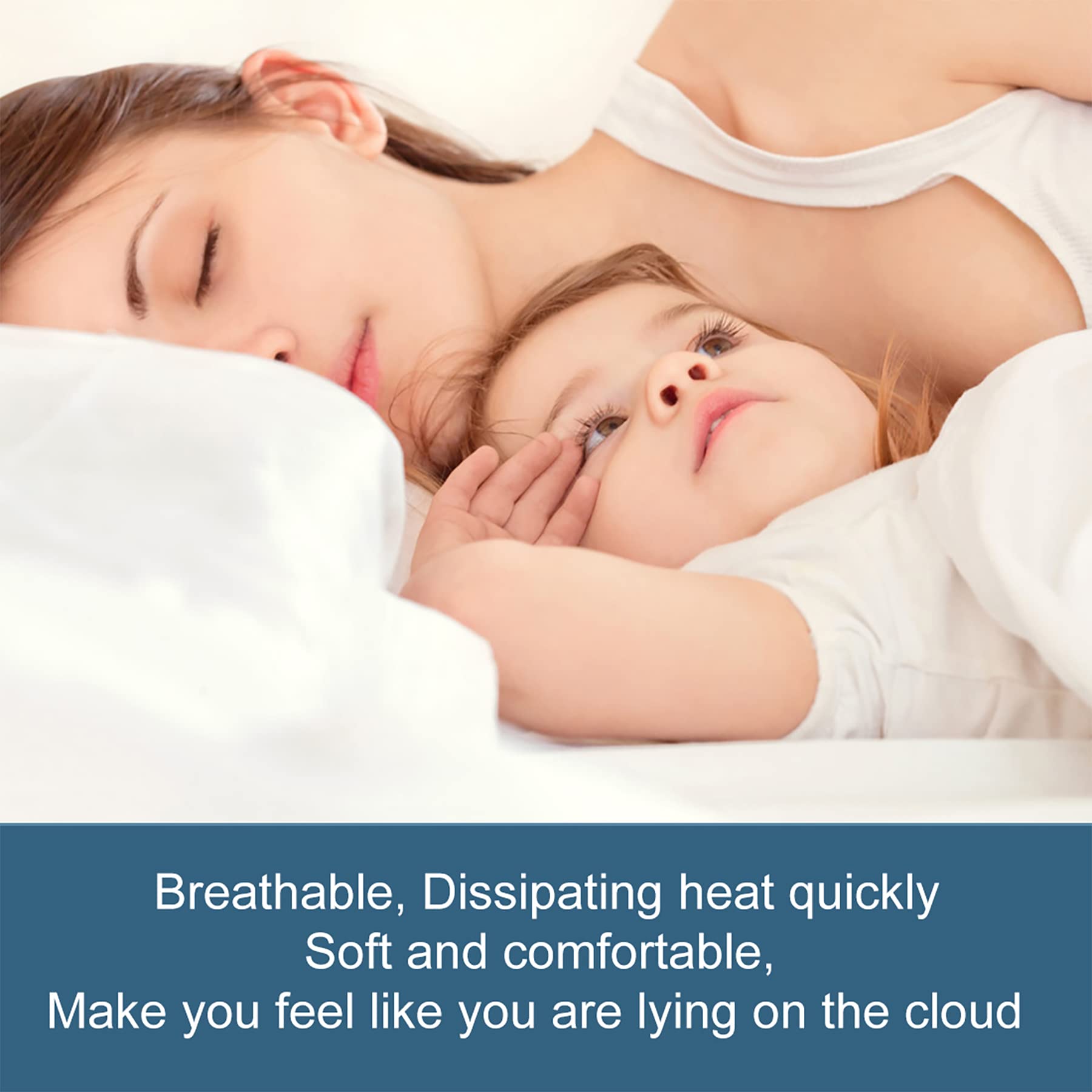 حامي المرتبة الفاخر المقاوم للماء من داردو. مصمم ليناسب المراتب بمقاس 200×200 سم مع عمق 30 سم ليمنح تغطية كاملة وثباتًا مثاليًا. مصنوع من قماش ناعم وقابل للتنفس وخالٍ من الضوضاء لراحة قصوى أثناء النوم