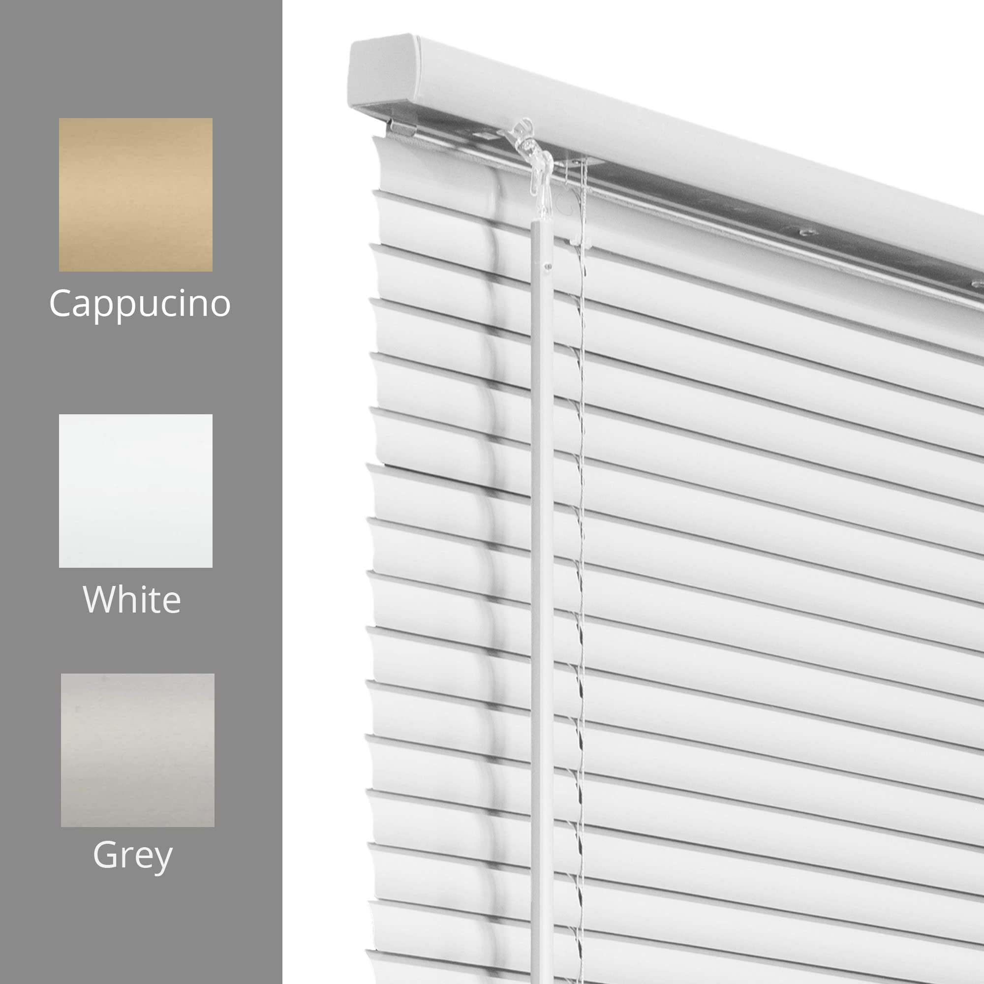 CHICOLOGY Horizontal Gloss Mini Blinds – Stylish Window Coverings