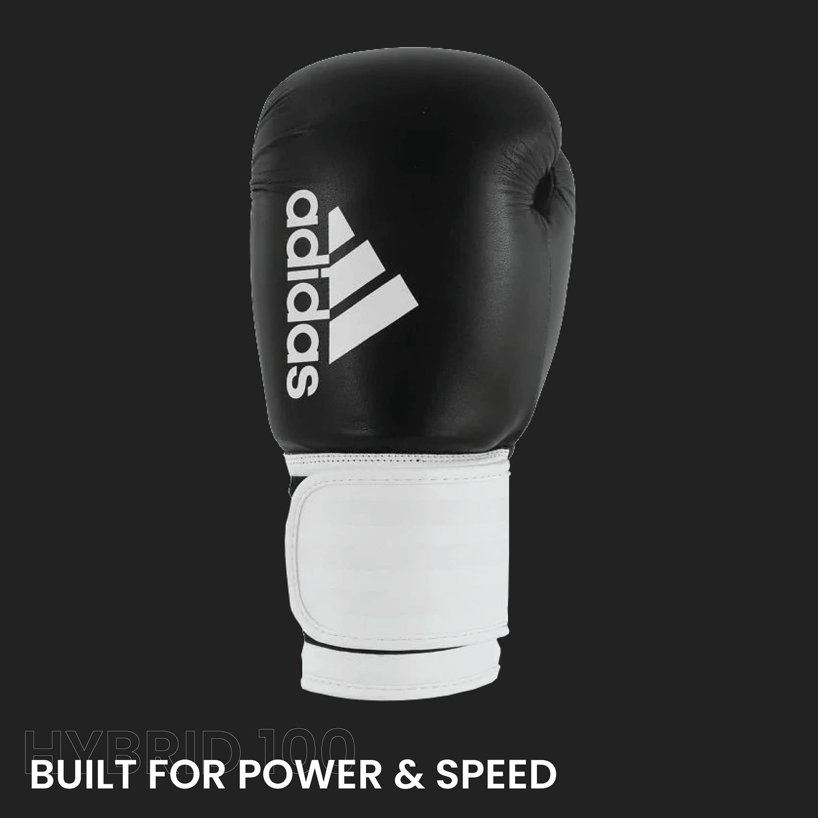 Adidas Boxing Gloves - Black and White, 8 oz