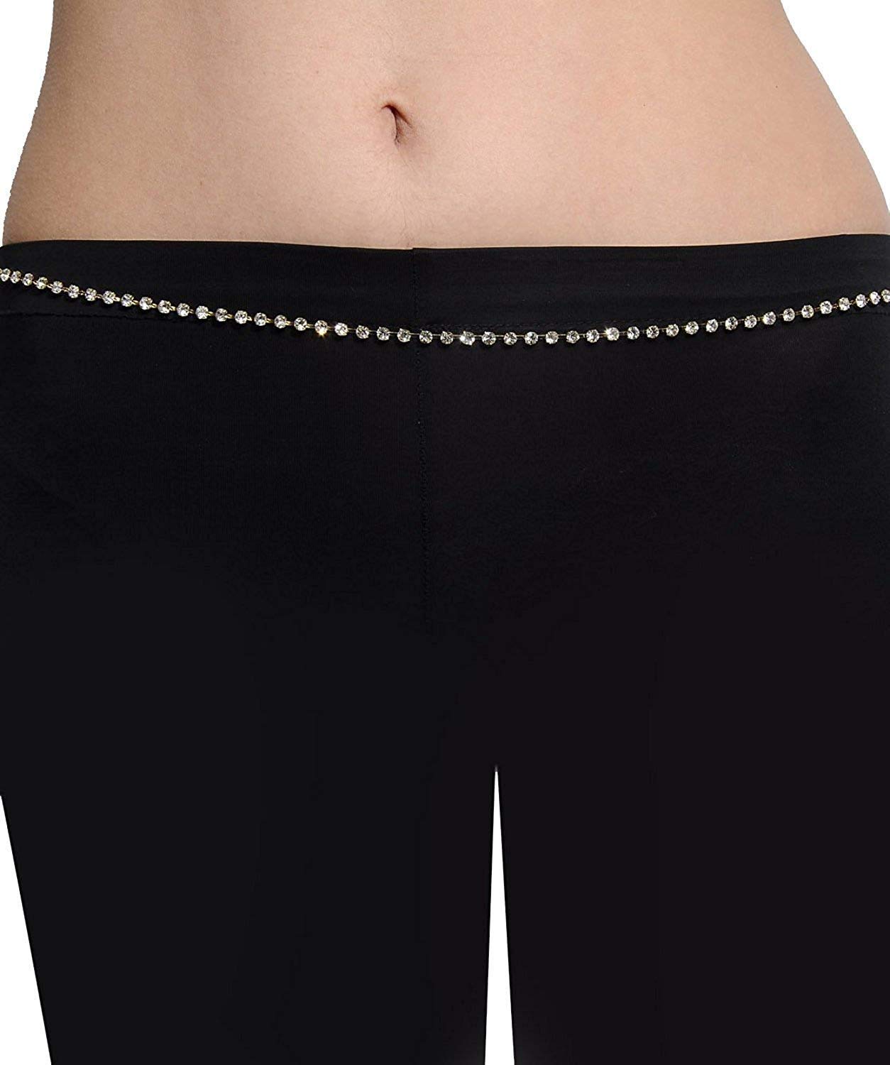 Shining Diva Women’s Crystal Waist Chain – Elegant Austrian Diamond Design