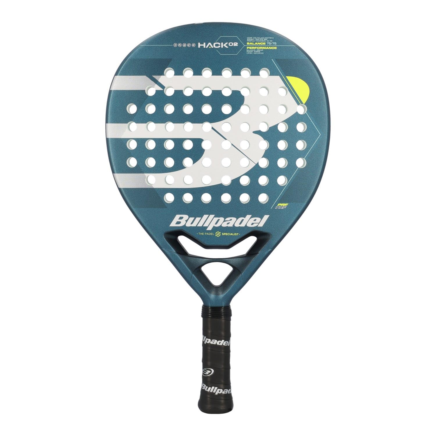 مضرب البادل من Bullpadel  مصمم للمحترفين ولاعبي المستوى المتقدم(خربيش)