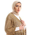 JAMILA Women Open Neckline Loose Cardigan OUTERWEAR - Safqqa Egypt