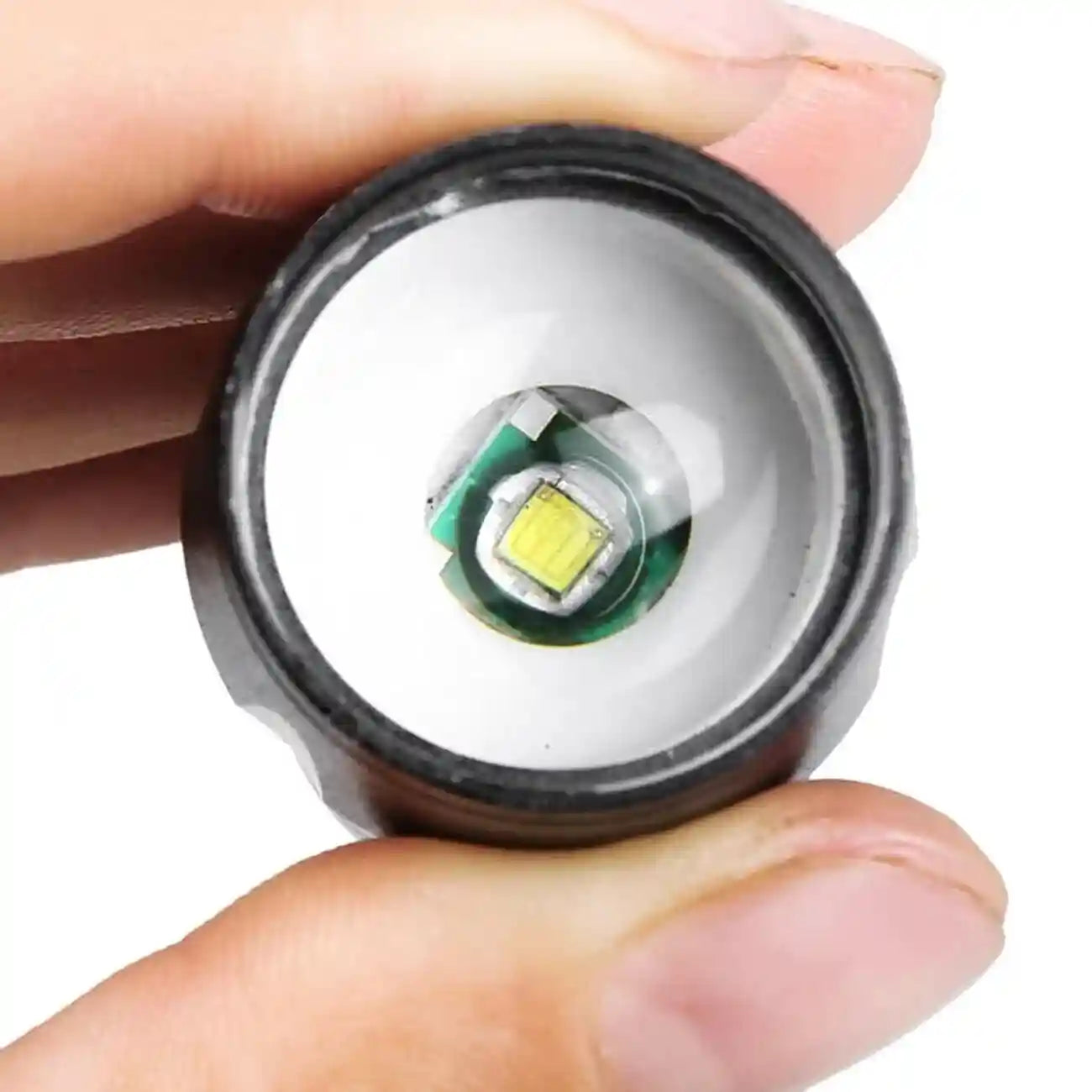 مصباح يدوي محمول USB قابل لإعادة الشحن مع ضوء COB – قلم فانوس