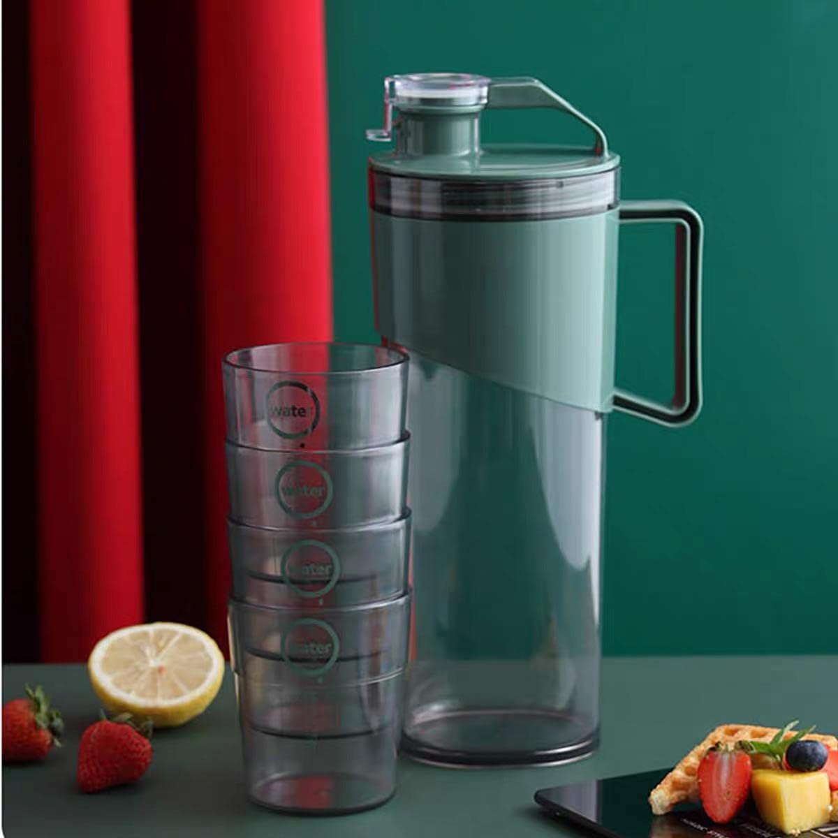Hot & Cold Beverage Set – 4 Cups with Sealed Lid – Safqqa Egypt