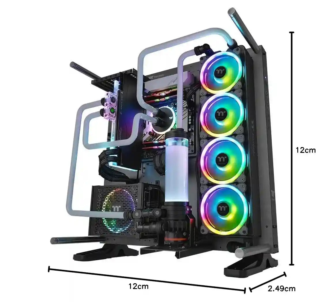 هذا الطقم من مراوح التهوية يقدم أداء تبريد ممتاز مع إضاءة مبهرة بعدد كبير من نقاط الإضاءة القابلة للتحكم. كل مروحة مزودة بشفرات مصممة لزيادة تدفق الهواء مع الحفاظ على مستوى منخفض من الضوضاء