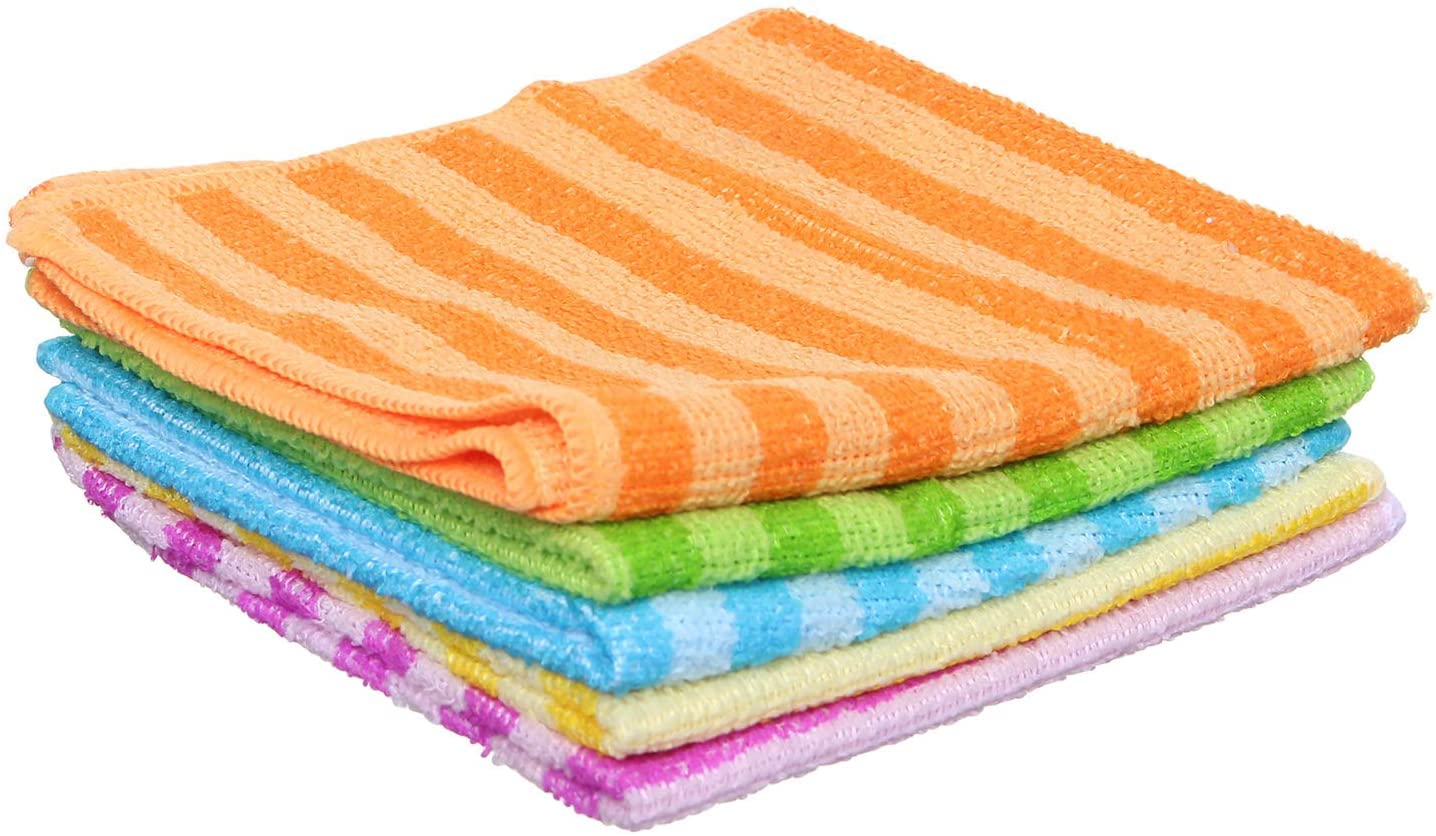 EL-Yassin Multi-purpose cotton kitchen towel set• Multi-purpose for drying, wiping, and handling hot cookware