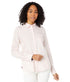 Tommy Hilfiger Women’s Long Shirt with Adjustable Sleeves and Button Collar - Safqqa