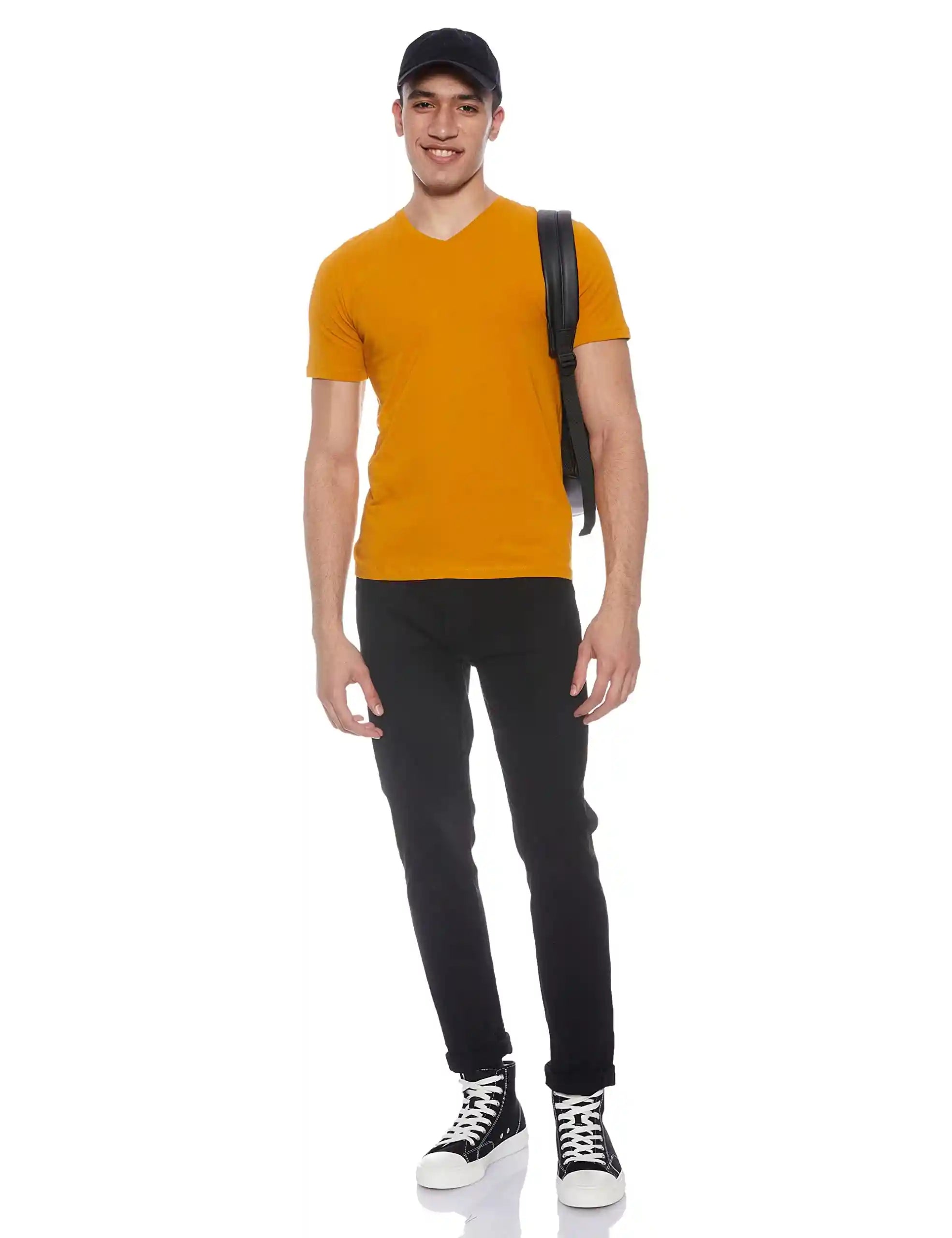Male SP-Splash Youth Regular T-Shirt-3514341 319 VNECK - Safqqa Egypt