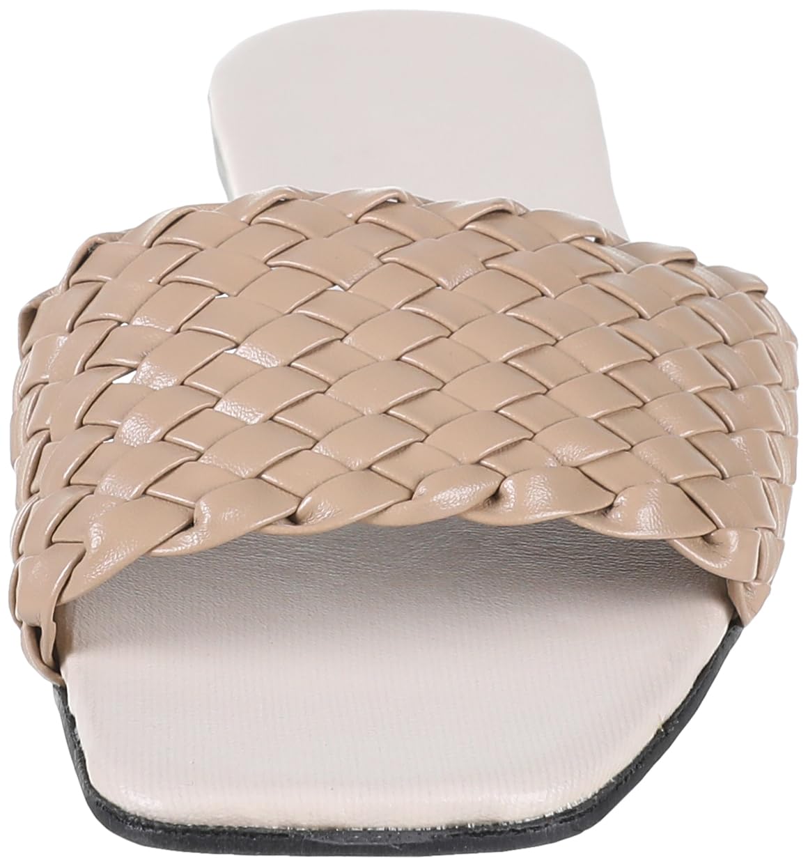 SWAY Flat spongy cushioned insole for amazing comfort and a braided faux soft leather upper For Women,