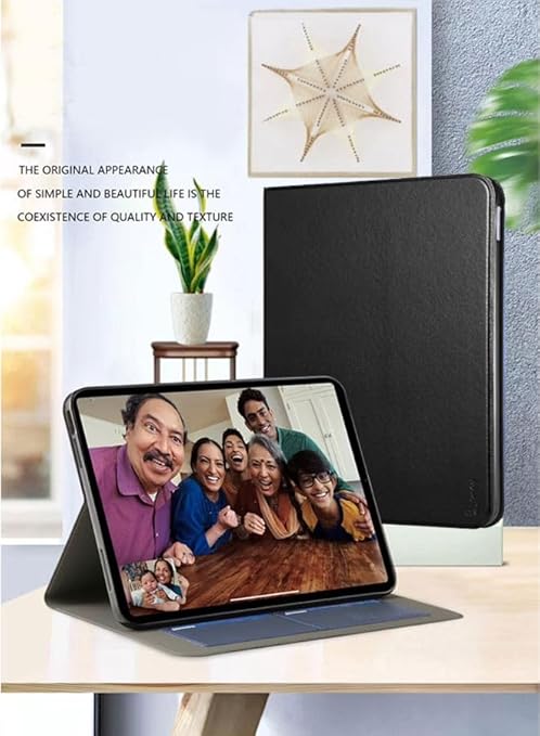 جراب آيباد الجيل العاشر 10.9 بوصة من ماركة Eye Catching بتصميم رونالدو باللون الأسود – Safqqa Egypt