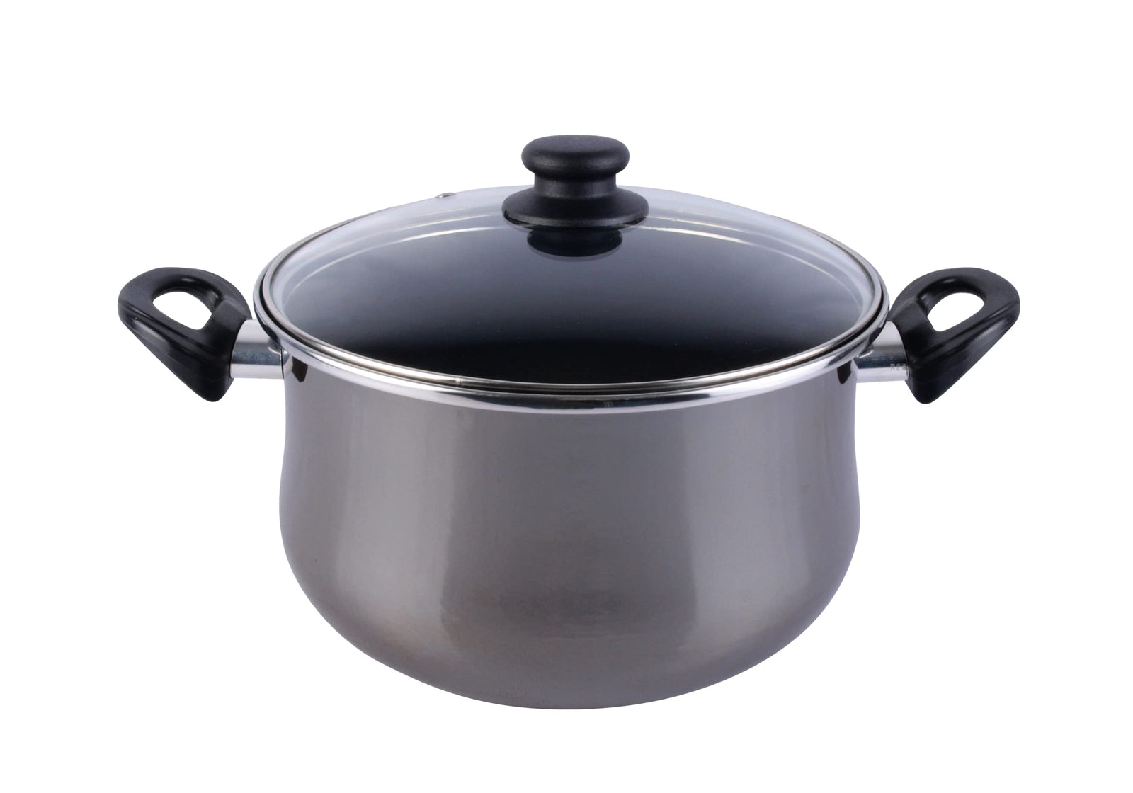 Vitrinor Cooking Pot 26cm - Authentique Crystal- Dark Grey- Have Scratches - No Box