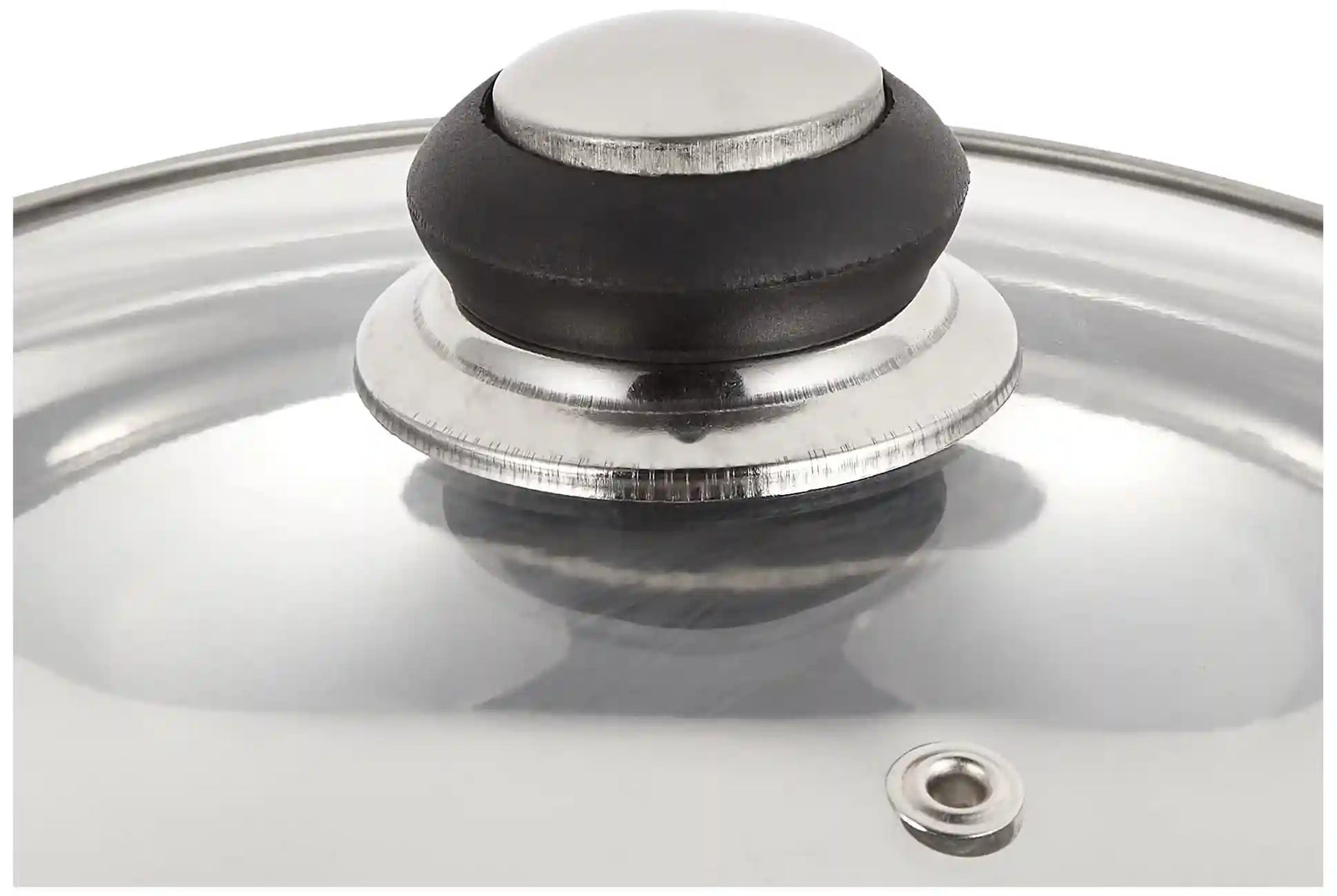 Anjali Fiesta Stainless Steel Kadai with Lid – 1.3 Litres