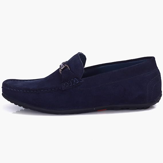 Burwood Men Flat Shoes Dark Blue Casual Comfortable Footwear – Safqqa Egypt