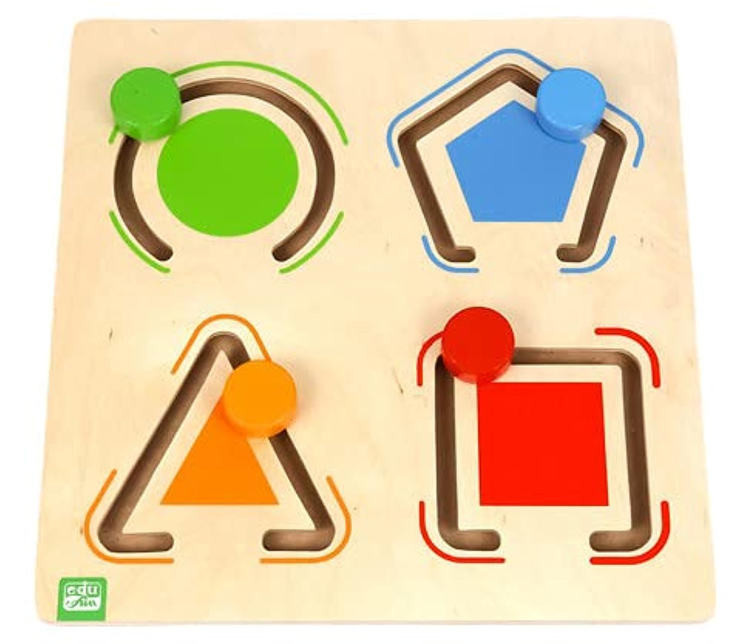 Edu Fun Geometric Shape Tracking Board