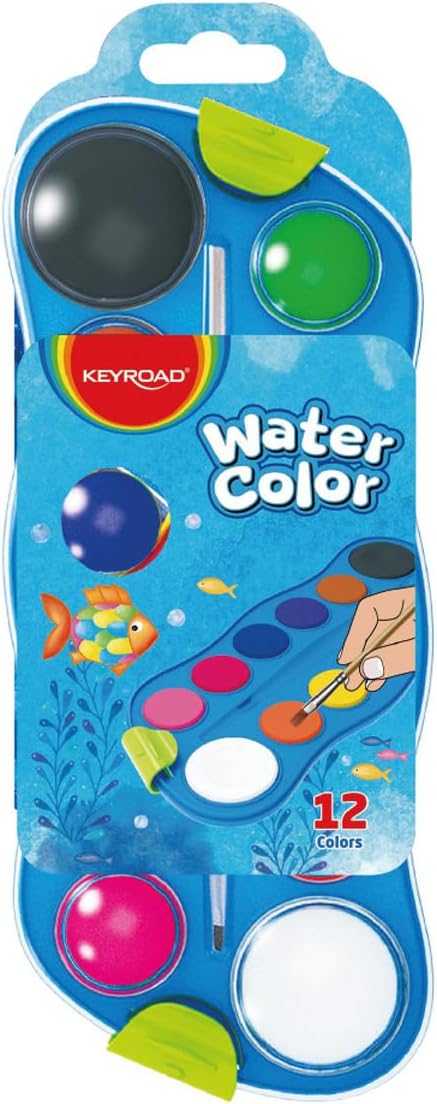 Keyroad Water colors 12 colours kr971695(1 piece)