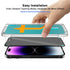 Privacy 9H Tempered Glass Screen Protector With Easy Installation Frame INCLUDED 3D Protector Edge to Edge Protection For iPhone (iPhone 14 Pro Max)