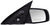 Fit System 68599N Passenger Side Mirror for Nissan Altima Sedan, Textured Black, PTM Cover, w/Turn Signal, Foldaway, Power