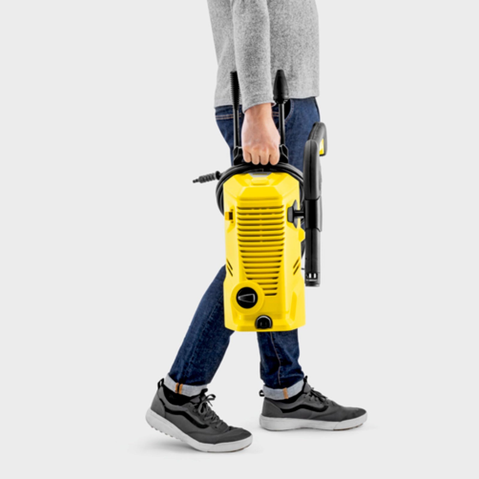 Kärcher 2 Pressure Washer, Compact & Lightweight, Includes Single Spray Lance & Dirt Blaster, 4m Hose, Quick Connect System