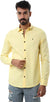 White Rabbit Solid Collar Neck Long Sleeve Shirt for Men