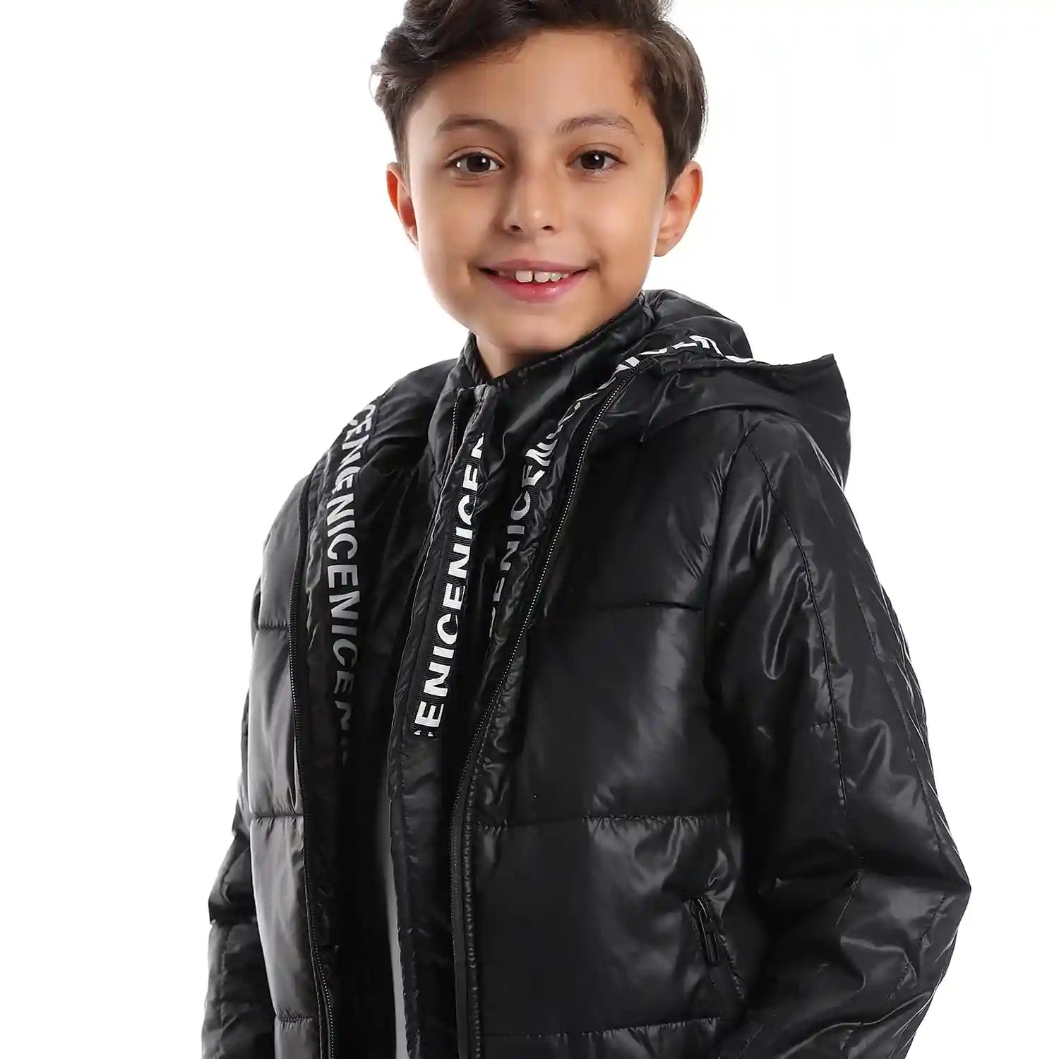 Andora Boys Stitched Hooded Puffer 36W24B0401 Jacket - Safqqa Egypt