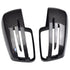 Generic 2pcs Replacement Carbon Fiber Pattern Rearview side Mirror cover caps For Mercedes Benz - Safqqa Egypt