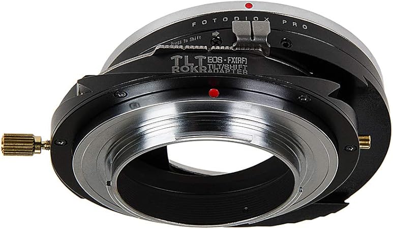Fotodiox Pro TLT ROKR Tilt/Shift Lens Mount Adapter for Canon EOS (EF) Lenses to Fujifilm X-Series Mirrorless Cameras (TLTROKR-EOS-FXRF)