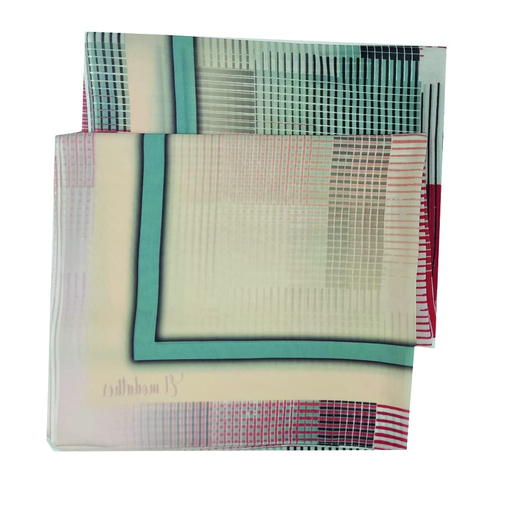 EL Modather Chiffon Crepe Scarf for women 195 * 70cm-Multicolor