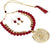 Shining Diva Fashion Women Antique Necklace Jewellery Set Red
