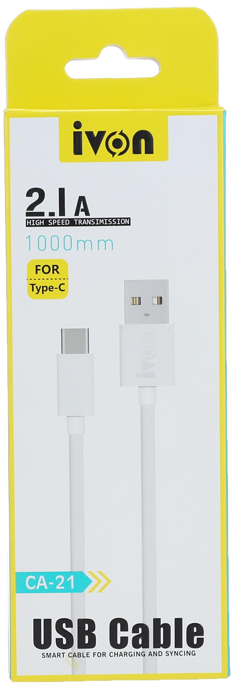 كابل USB Type-C من Ivon – شحن سريع ونقل بيانات