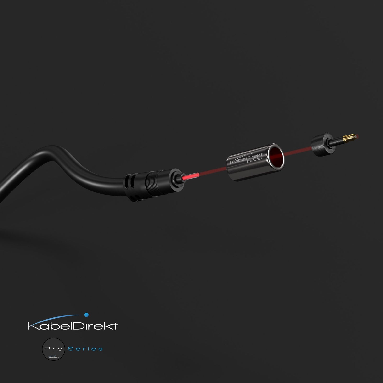 KabelDirekt 389 10m Mini-TOSLINK cable (digital audio cable, optical, TOSLINK to Mini-TOSLINK, fiber optic, transmits digital signals TVs/amplifiers/Hi-Fi systems) black