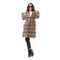 Andora Womens Patterned Comfy 36W24W30304 Wool Coat
