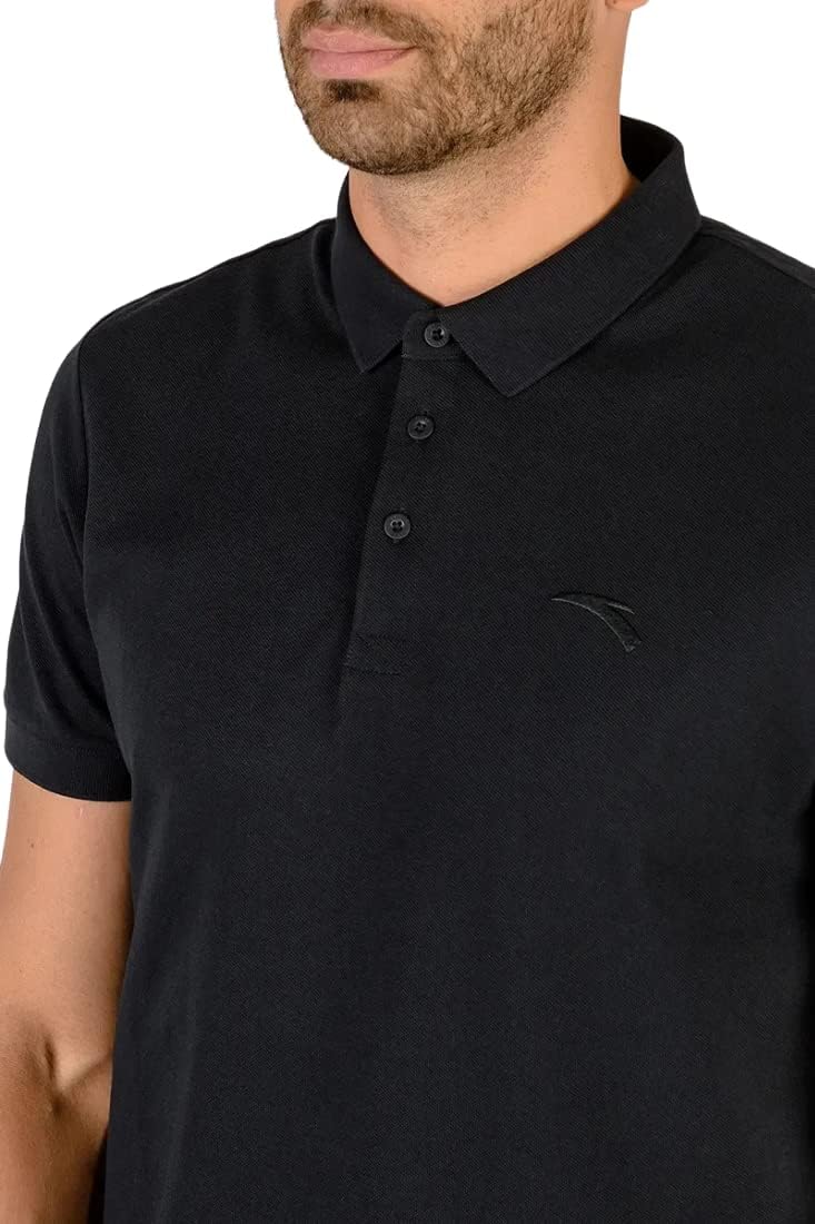 ANTA SS POLO For MEN, BASIC BLACK, XL