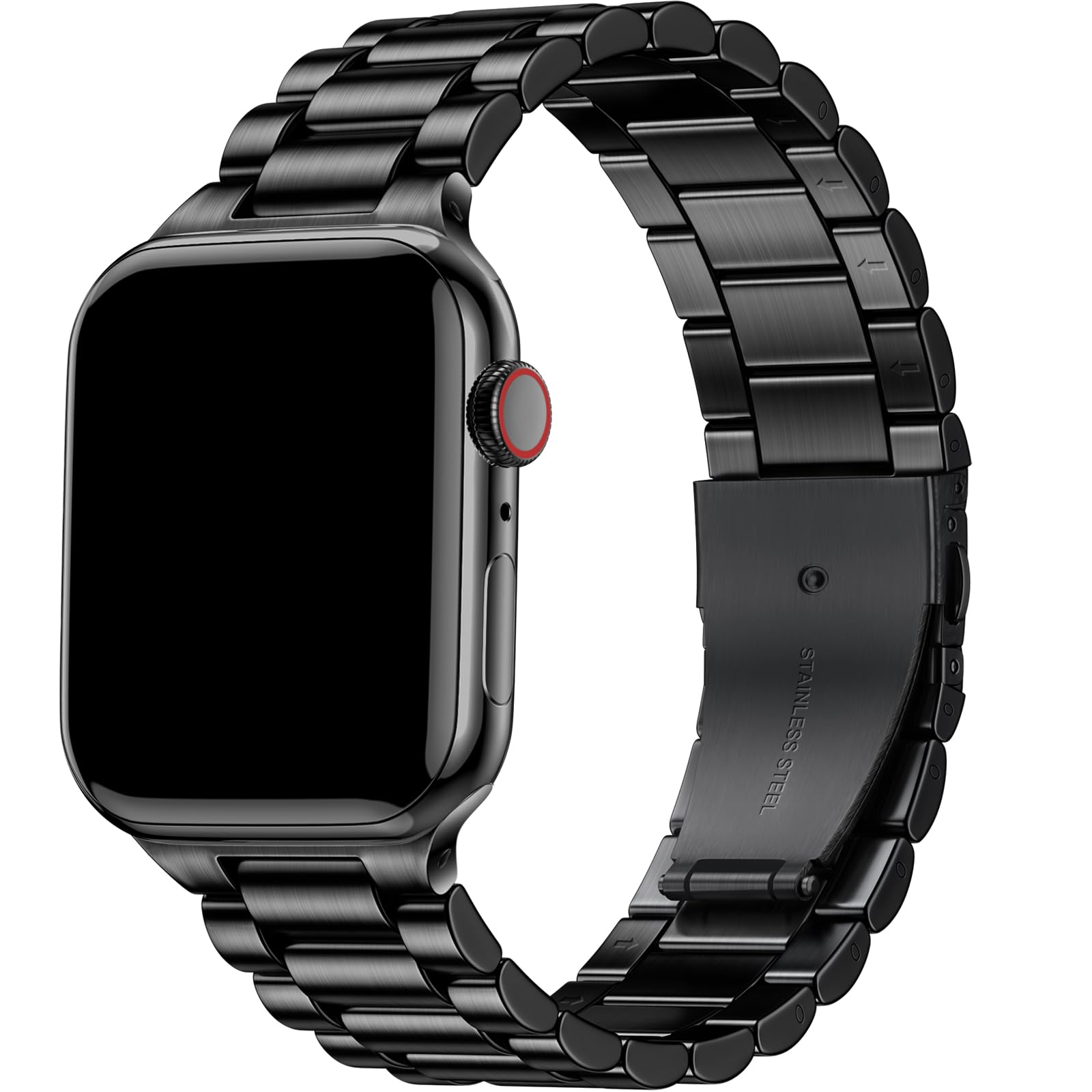 Netolo Metal Straps Compatible with Apple Watch Straps 38mm 40mm 41mm 42mm 44mm 45mm 46mm 49mm, Stainless Steel Business Band Compatible with iWatch Series 10 9 8 7 6 5 4 3 2 1 SE/ SE2 Ultra 2/ Ultra
