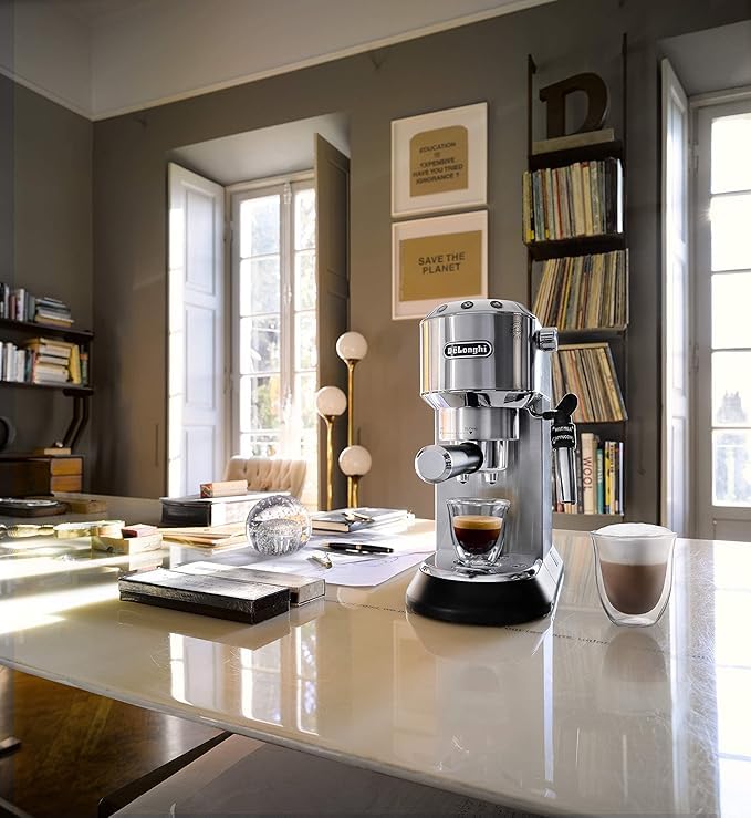 De'Longhi Espresso Machine (Silver Ec685. M) - There are scratches on the product - Safqqa Egypt