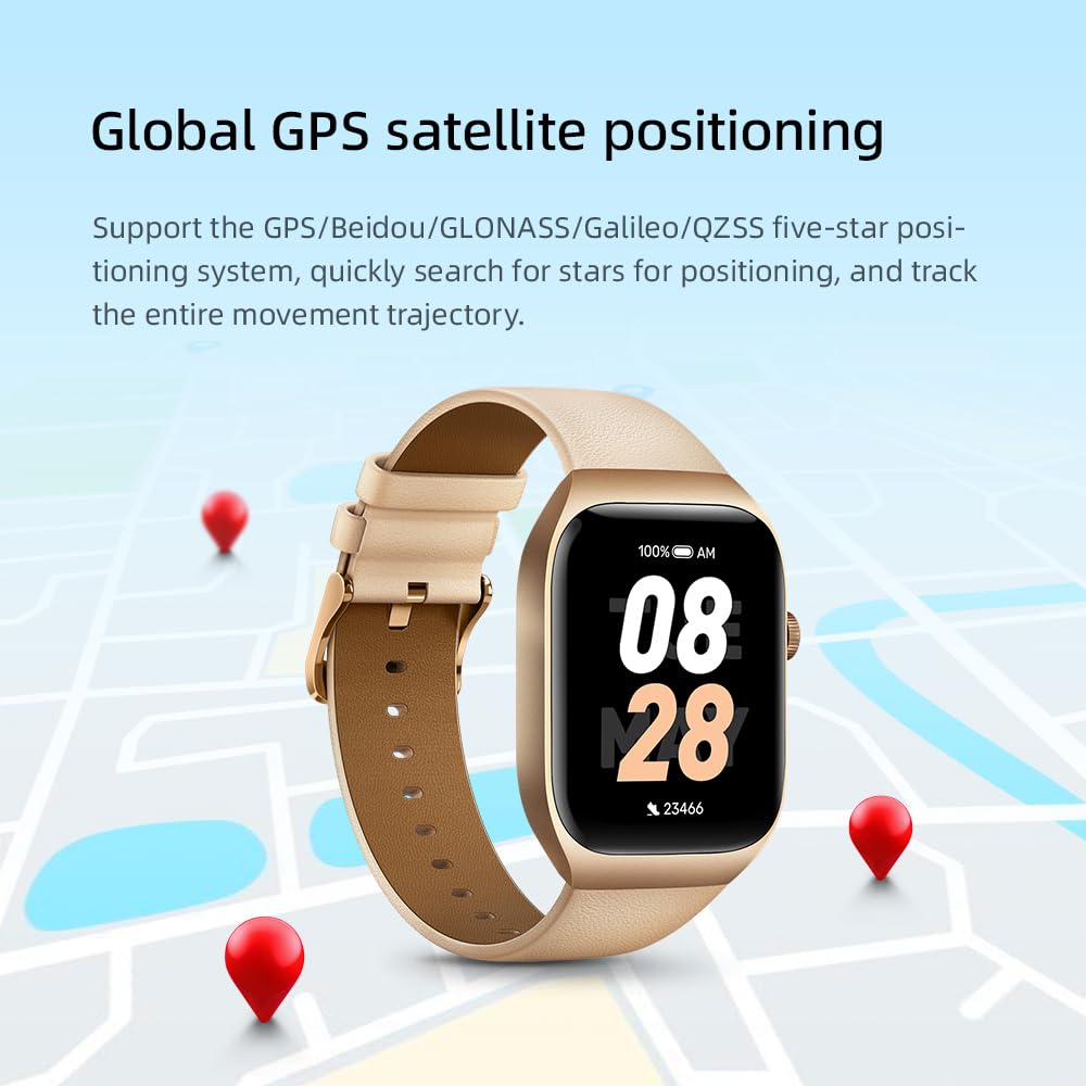 Mibro Smart Watch T2 (Light Gold) - 1.75