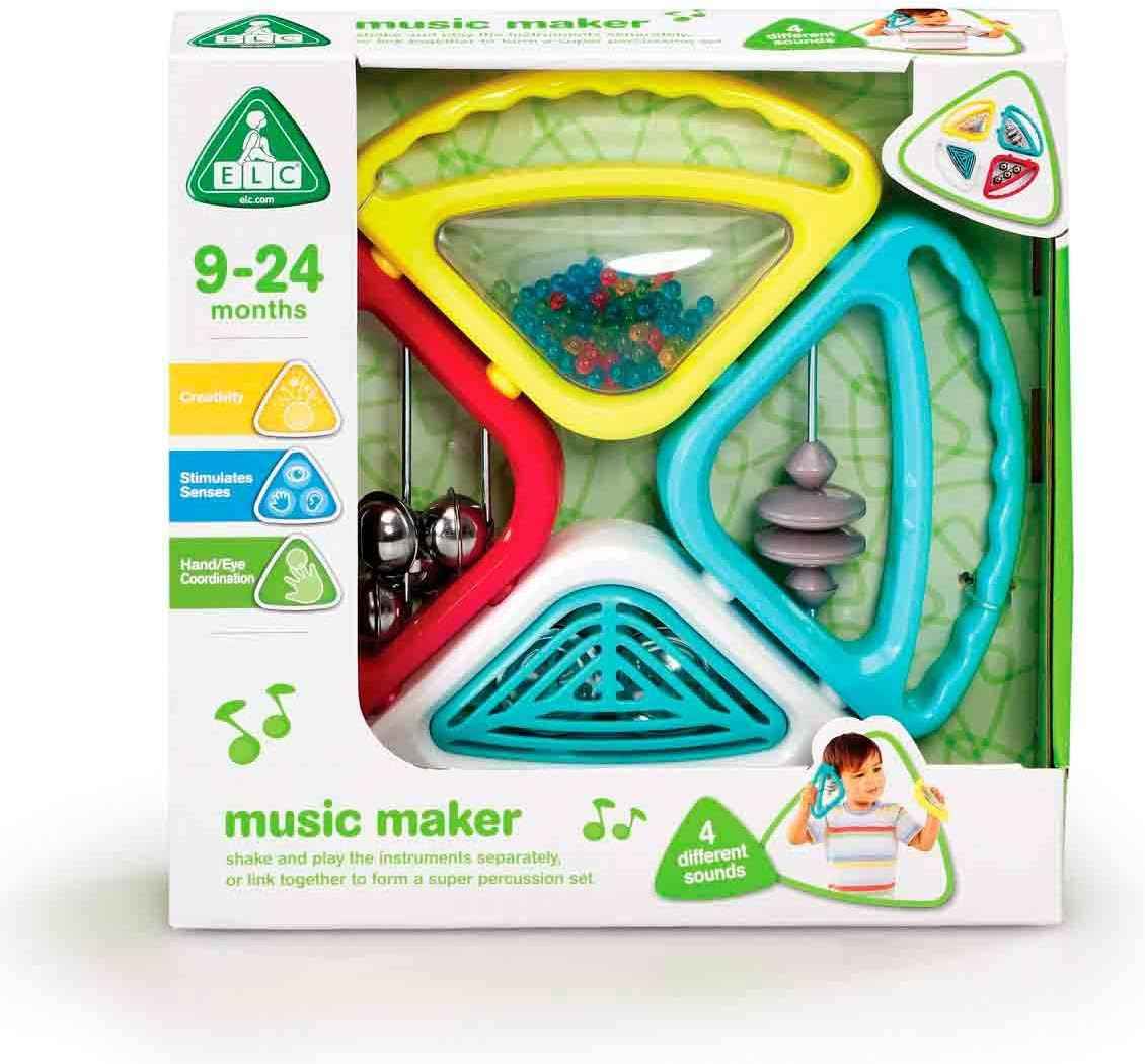 آلة الموسيقى للأطفال من إيرلي ليرنينج سنتر هي لعبة تعليمية ممتعة تهدف لتعريف الأطفال بعالم الموسيقى. تحتوي على أزرار ملونة ومفاتيح سهلة الضغط تنتج أصواتًا وألحانًا مبهجة