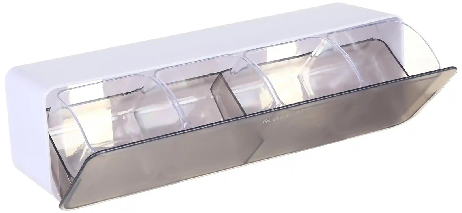 حاويات تخزين توابل بلاستيكية معلقة على الحائط – مجموعة 2 قطعة مع 4 ملاعق