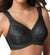 Playtex Women Bra Black Comfortable Everyday Support Bra