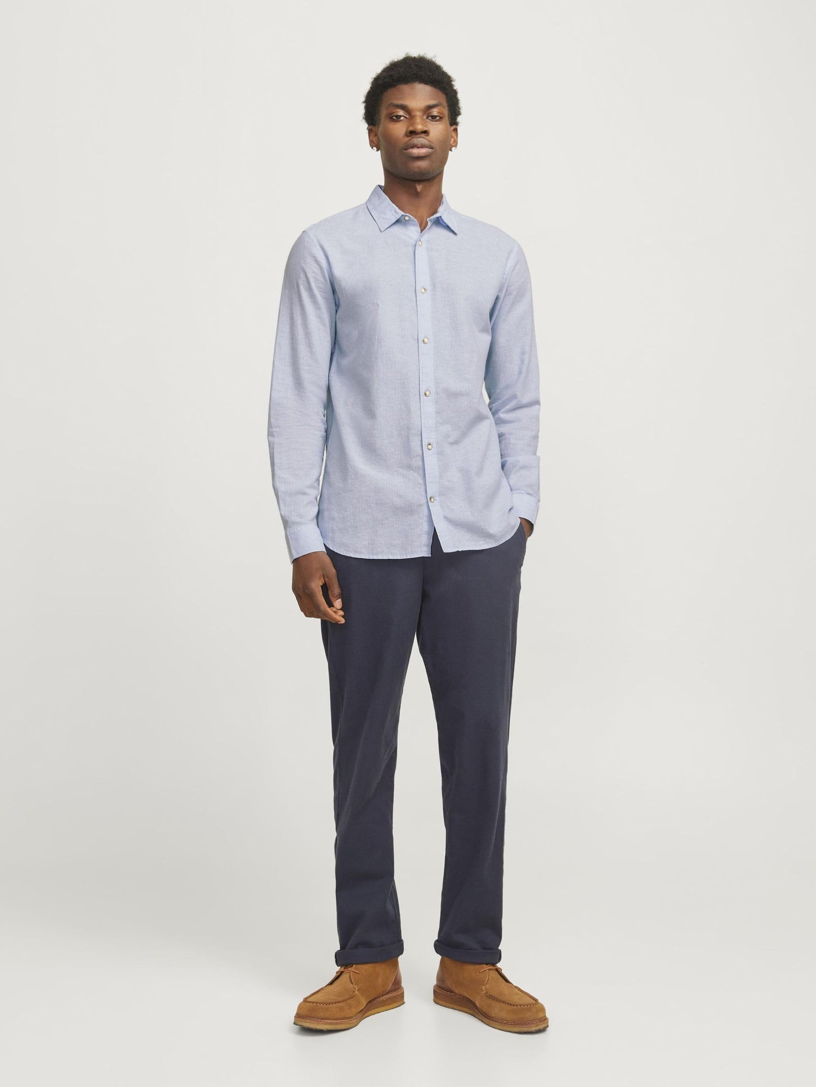 Jack & Jones Men’s Summer Linen Blend Shirt – SN Modern