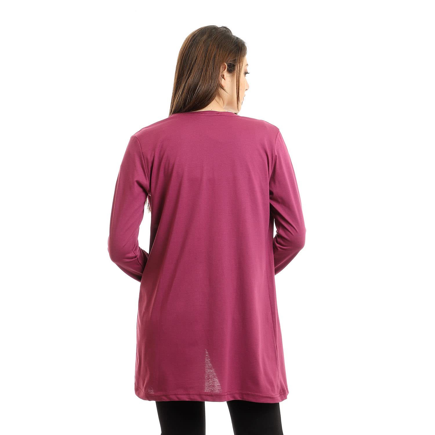 JAMILA Side Pockets Short Cardigan For Women ,Open-front design for easy layering.