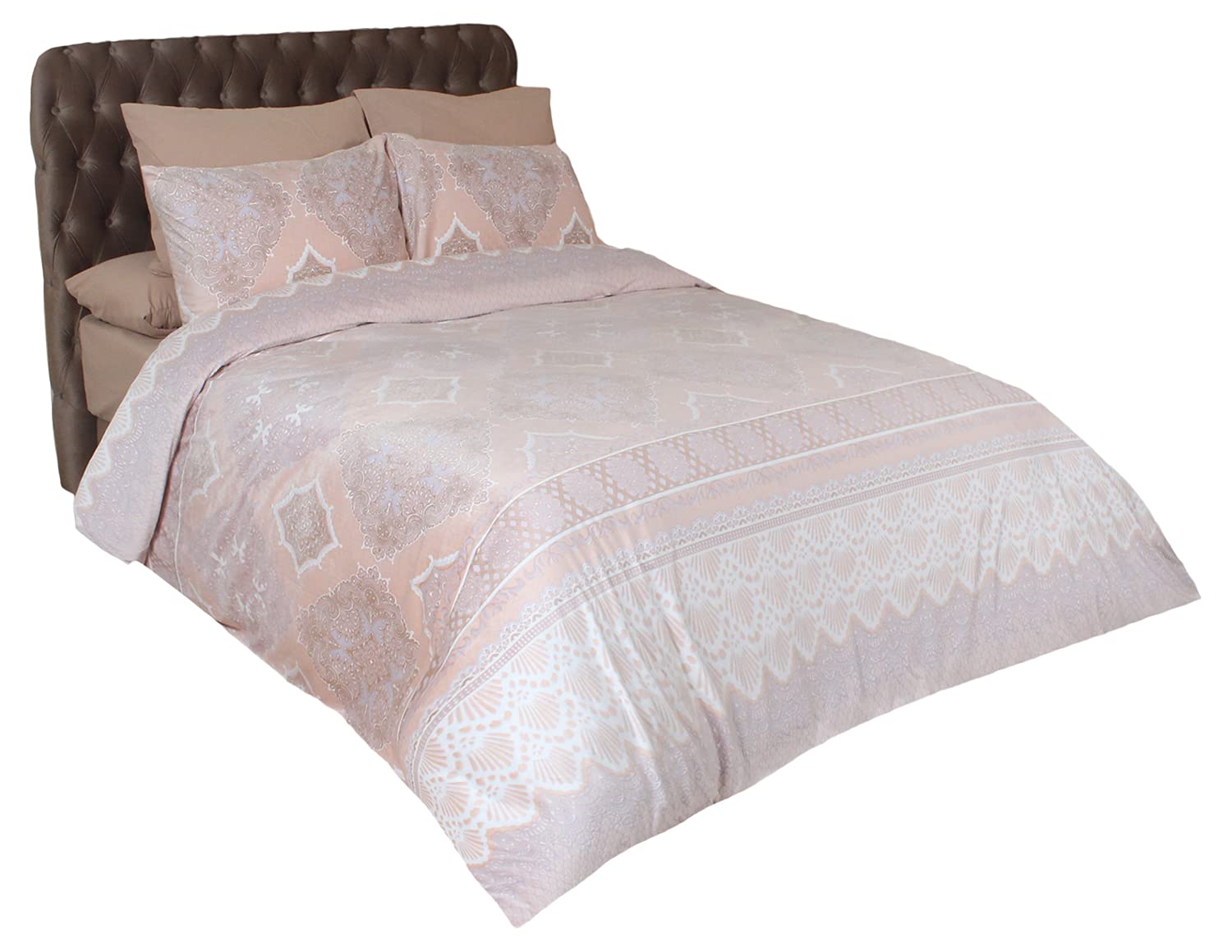 Al Maamoun 4022 Bedding Set of 7 Pieces - Multi Color