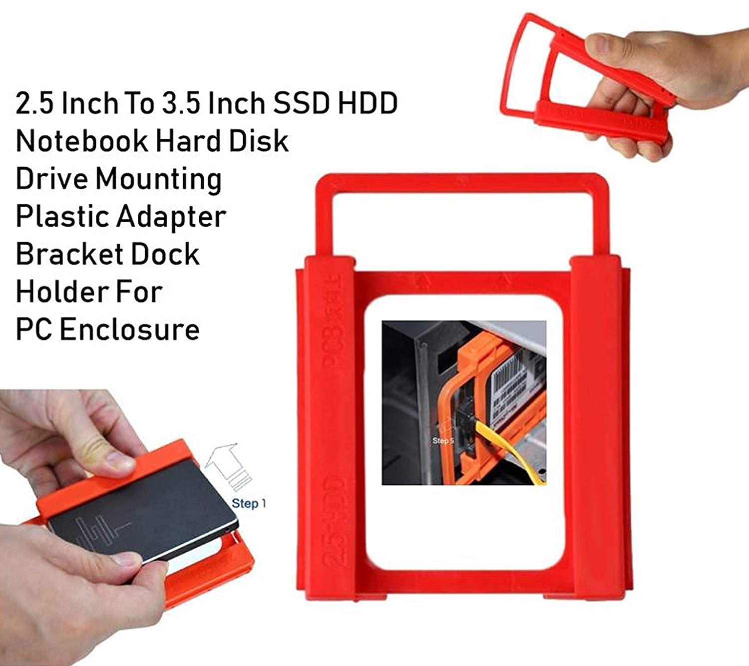 Keendex KX 1722 SSD/HDD Hard Disk Mounting Holder for 2.5” Drives